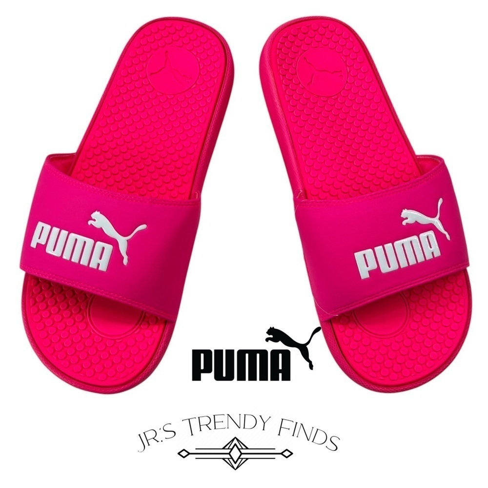 Puma Cool Cat WNS knockout pink Slide Sandals – Style 371013-12 – Women’s US